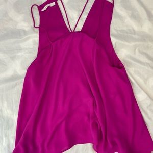 Flowy Fuchsia Blouse